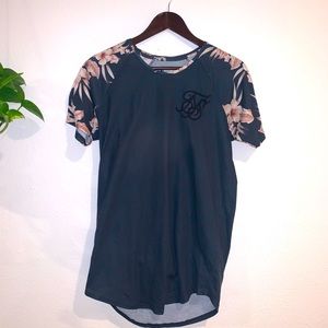 SikSilk Longline Floral Tshirt